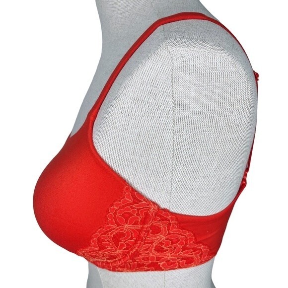 Victoria's Secret Lined Perfect Coverage Bra sz 32DDD * Red Body by Victoria - Picture 5 of 7